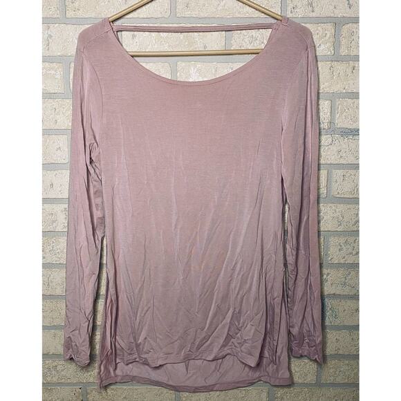fabletics pink long-sleeved top size M - Picture 1 of 3